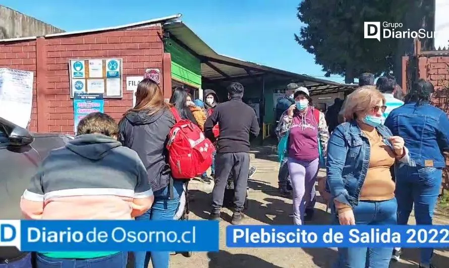 Provincia de Osorno duplica participación respecto del Plebiscito de 2020