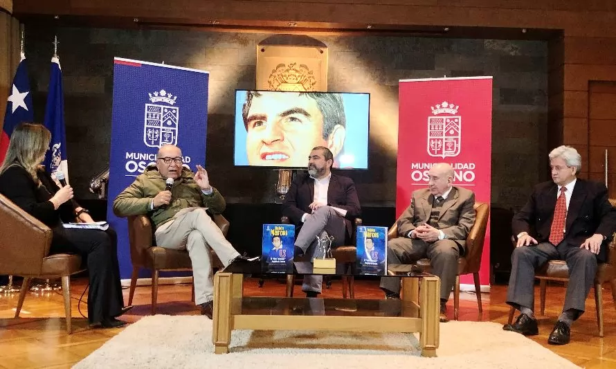 Lanzan libro “Rubén Marcos: el Siete Pulmones, Orgullo de Osorno”