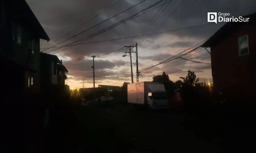 Reportan corte de luz en el sector Rahue Alto de Osorno