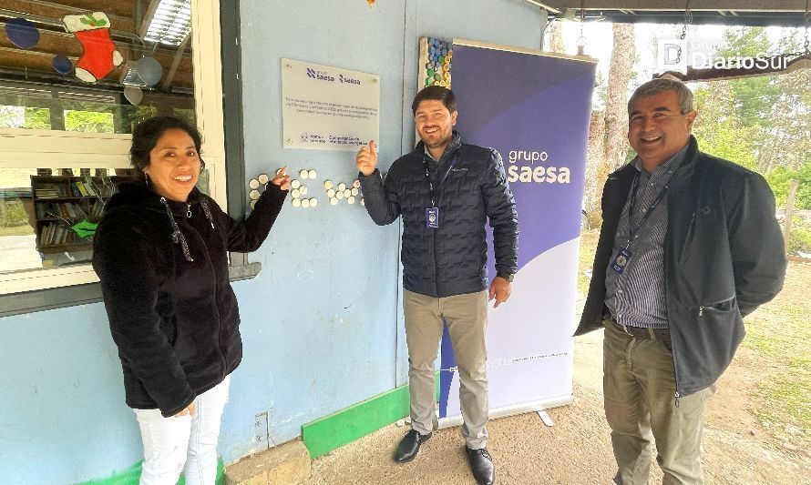 Escuela Rural de Puninque tiene nuevo sistema de iluminación