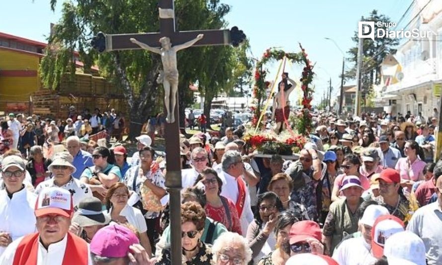 Sobre 20 mil personas concurrieron a la festividad religiosa de San Sebastián en Purranque