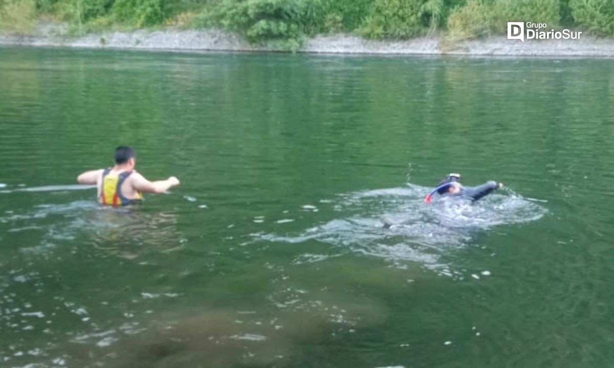 Confirman hallazgo de un cuerpo en el río Rahue