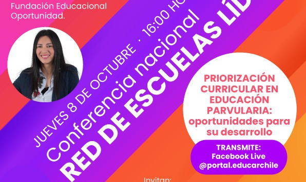 Hoy jueves realizará conferencia sobre priorización curricular en educación parvularia