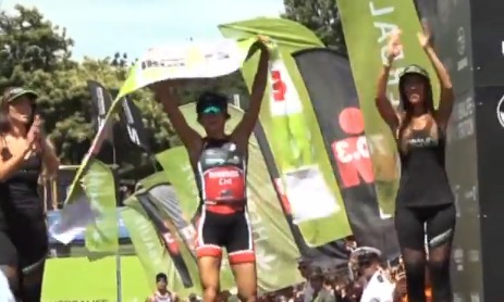 Lionel Sanders y Bárbara Riveros se convirtieron en los reyes del Ironman de Pucón