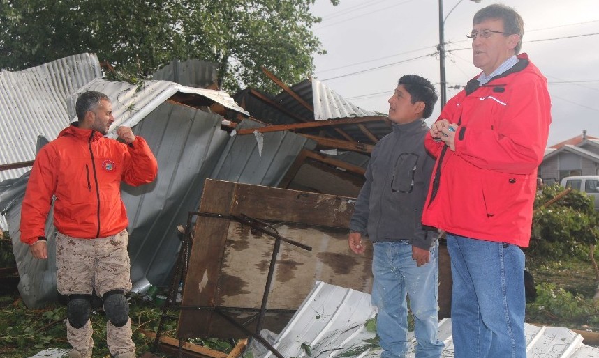 Comenzó la ayuda para las familias afectadas por el mini tornado en Alerce