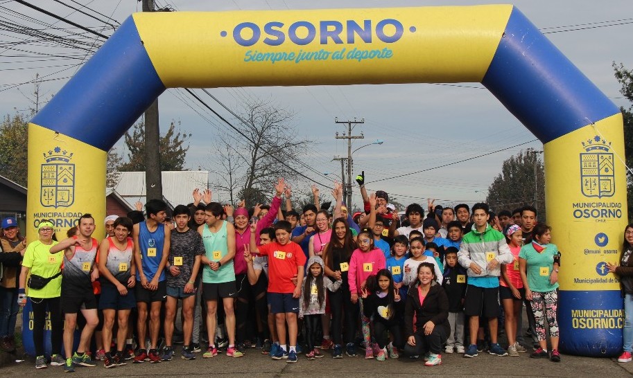 En Osorno se realizó la segunda corrida familia “Corre por la Infancia”