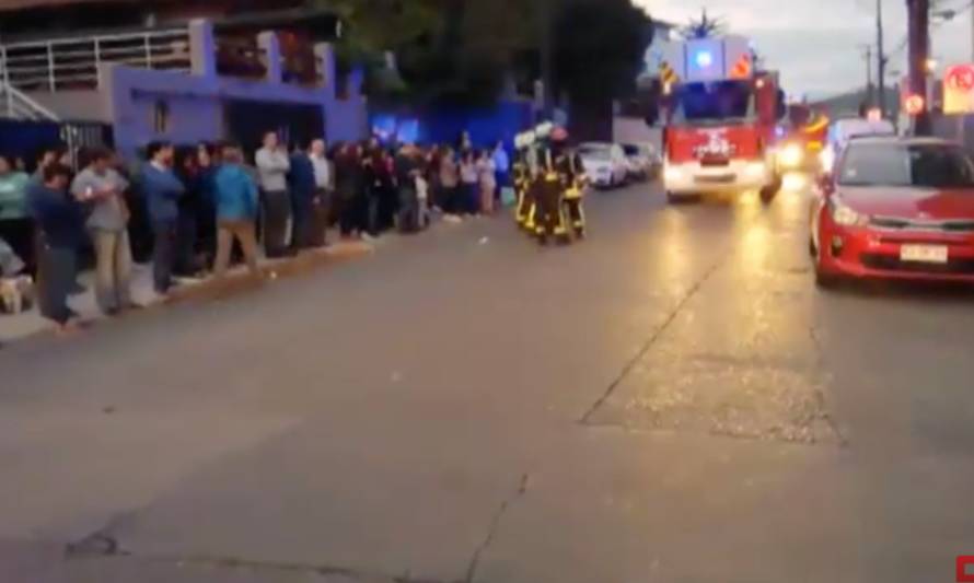 Emergencia se registró en céntrico edificio de Puerto Montt