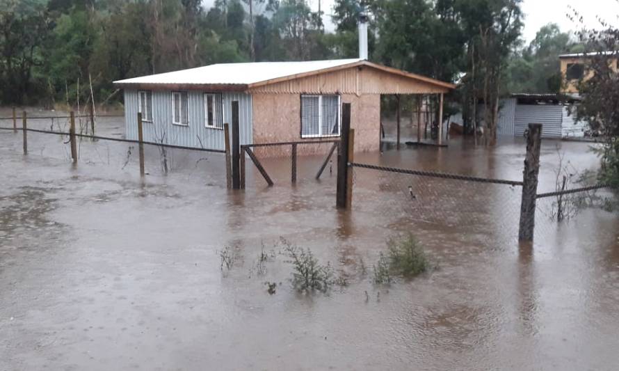 Serios estragos dejó frente climático que azotó a la Región 