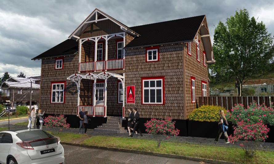 El renacer de la Casa Binder en Puerto Varas: así quedará esta histórica construcción