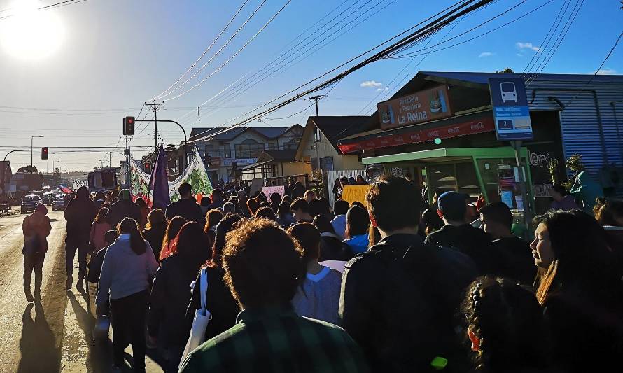 Chiloé también tuvo jornada de manifestaciones