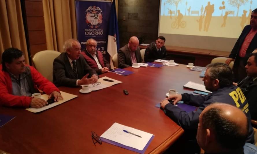 Crisis social marcó la sesión del consejo comunal de seguridad pública en Osorno