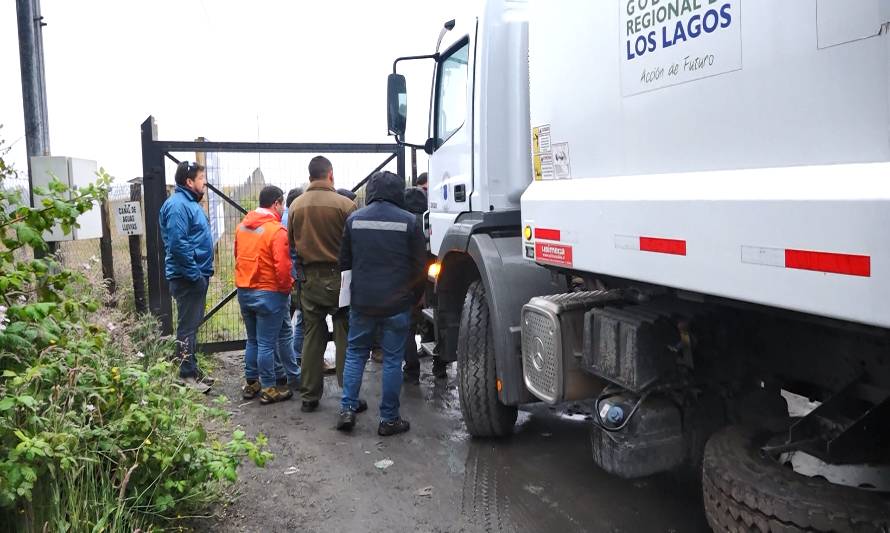 Solicitan poder trasladar basura de Ancud a relleno sanitario de La Laja en Puerto Varas
