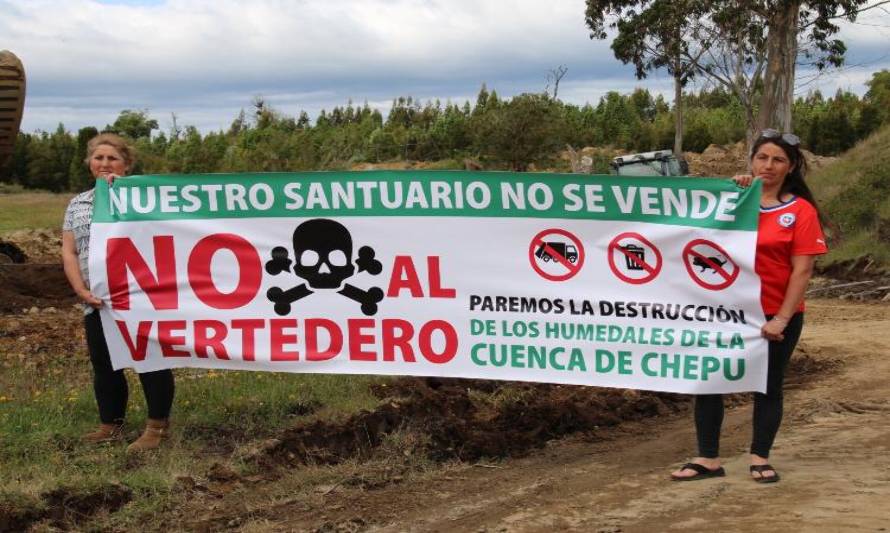 Se oponen a presencia de vertedero en cercanías de Santuario de la Naturaleza