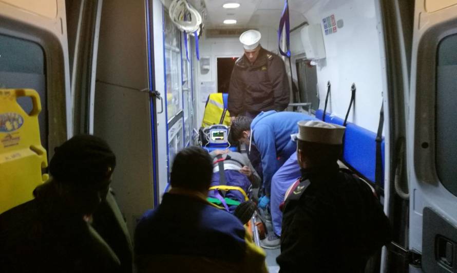 Evacuan abuzo mariscador con síntomas de Descompresión Inadecuada en Chaitén