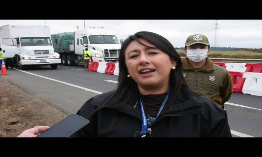 Autoridades inspeccionan funcionamiento de barrera sanitaria en San Pablo