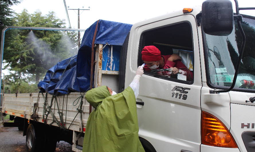 Más de 650 controles diarios realiza la barrera sanitaria de Fresia, en Los Lagos