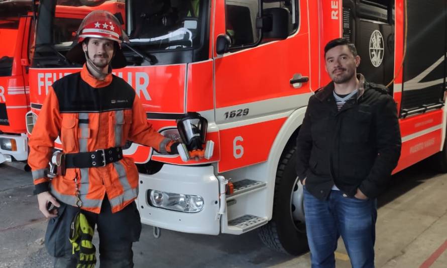 Puerto Varas: Innovación 3D permite a bomberos usar sus máscaras como protección ante el Covid-19