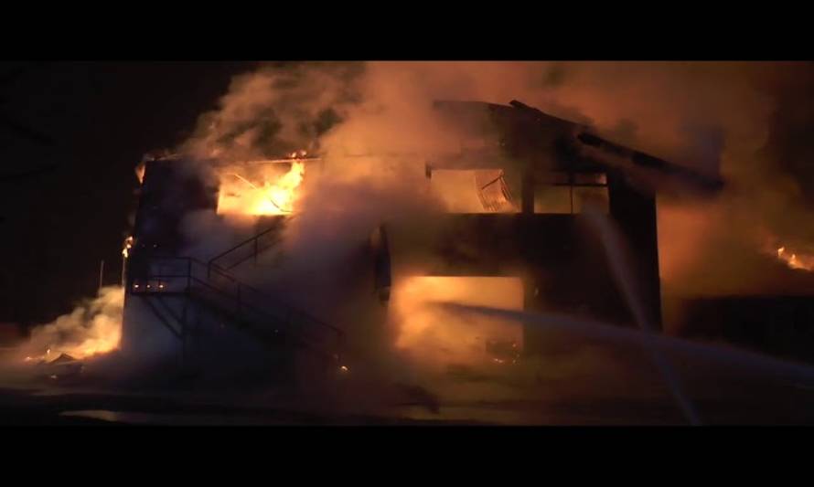 Así fue el incendio que destruyó hogar de menores en Osorno