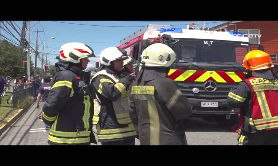Municipio entregará mascarillas a bomberos de Puerto Montt