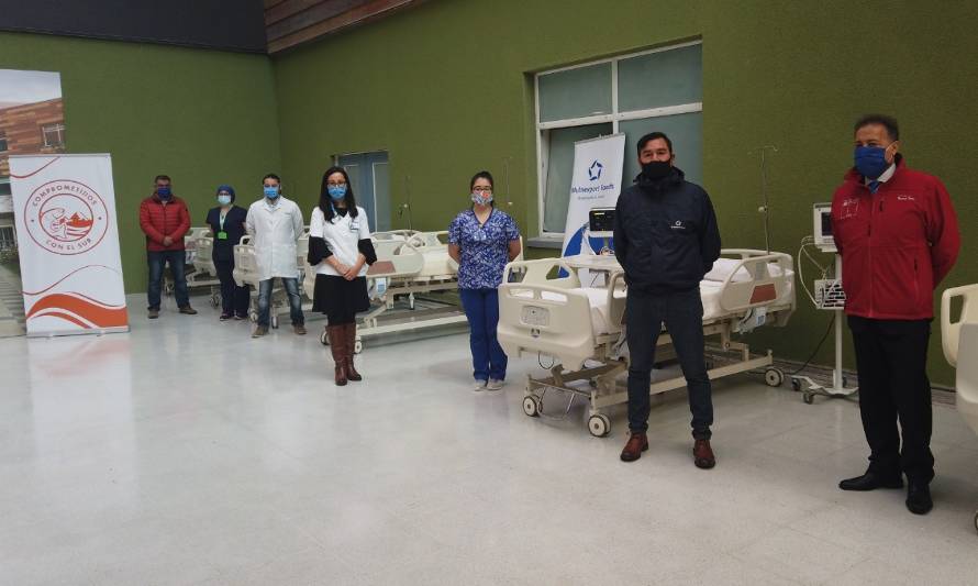 Industria del salmón dona 17 camas UCI a Hospital de Aysén