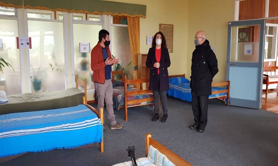 Implementan nuevo albergue de refuerzo para personas en situación de calle en Puerto Montt