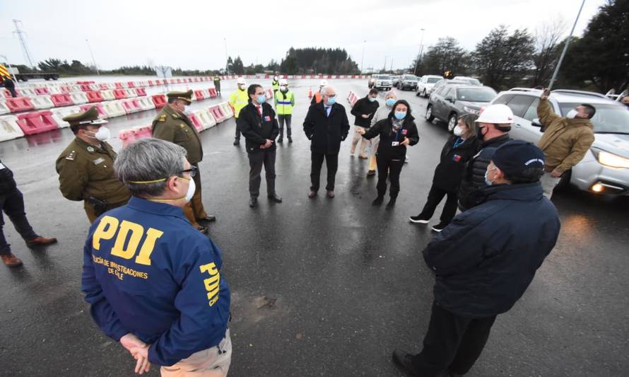 Instalan aduana sanitaria en acceso norte a Puerto Montt