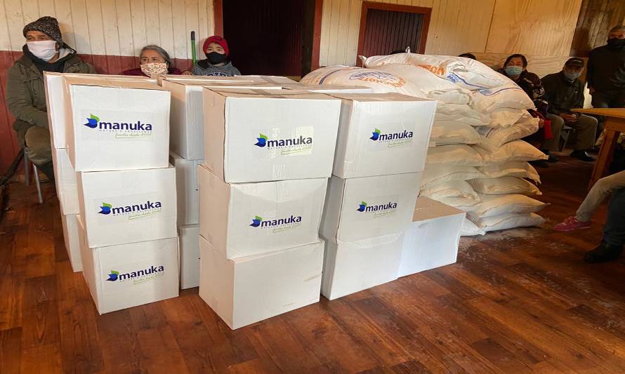 Manuka entregó 100 cajas de víveres en                     Puerto Octay, Máfil y San Juan de la Costa