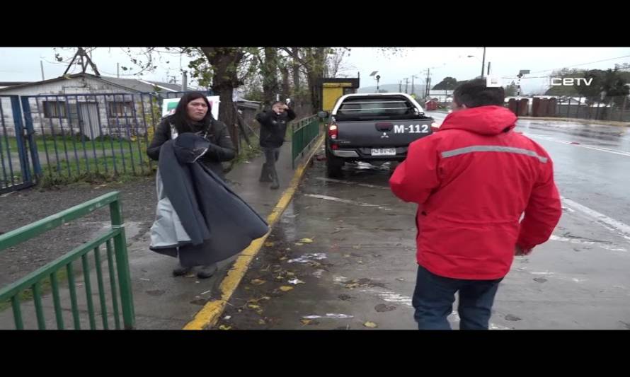 Activaron COE Comunal por malas condiciones climáticas en Puerto Montt
