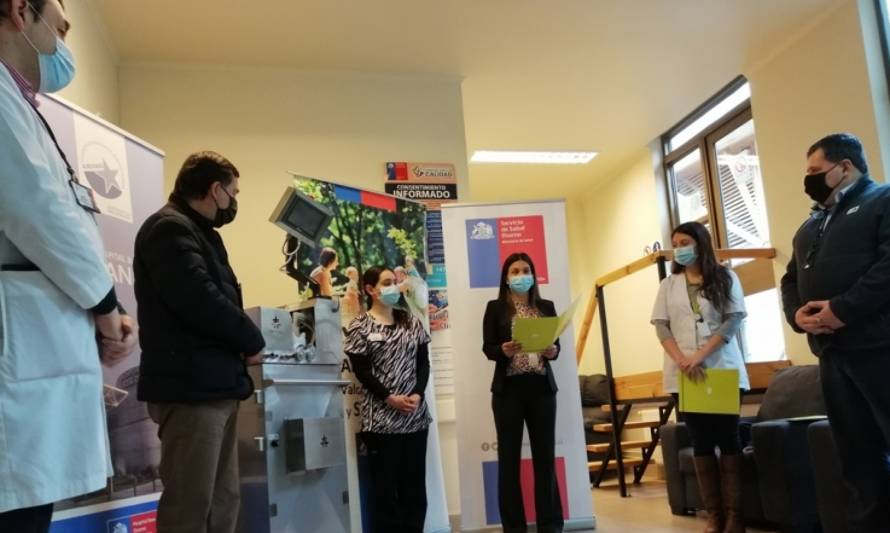 Mutual de Seguridad dona al Hospital de Osorno Ventilador fabricado 100% en Chile