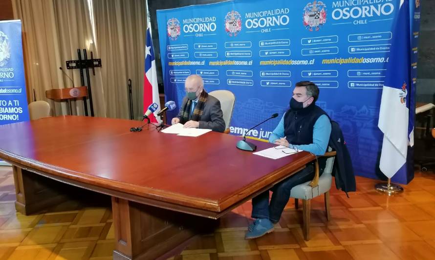 Alcalde de Osorno: "No se retomarán clases presenciales hasta que las condiciones sanitarias sean seguras"