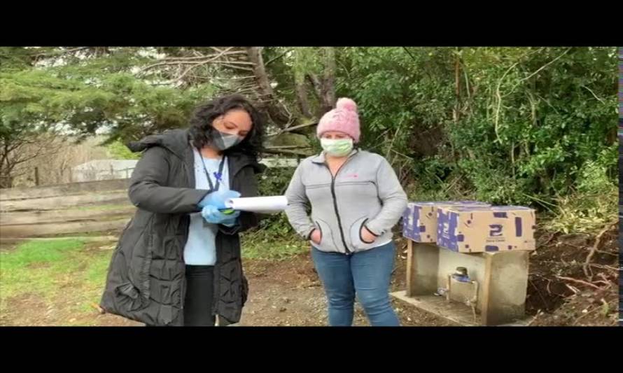 Continúa la entrega de cajas de Alimentos para Chile en Chiloé