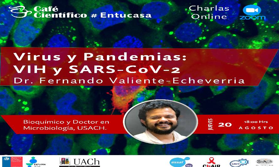 Tercer Café Científico #Entucasa será sobre virus y pandemias