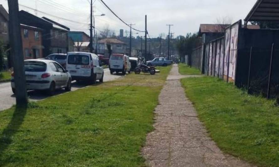 Municipio de Osorno construirá veredas nuevas en población Angulo