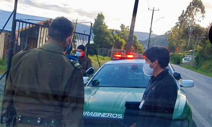 Dos enfermos de Covid fueron encontrados paseando en Valdivia 