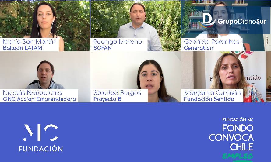 Fondo Convoca Chile define los seis proyectos sociales del desafío Empleo 