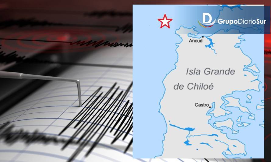 Dos temblores se percibieron esta mañana en el norte de Chiloé