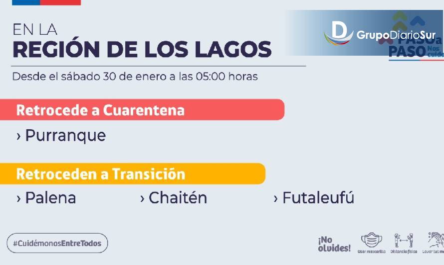 Toda la provincia de Palena a Fase 2 de Transición