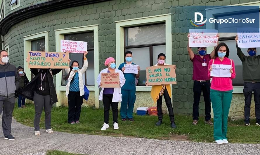 Profesionales del Hospital de Ancud protestan por vulneraciones de derechos