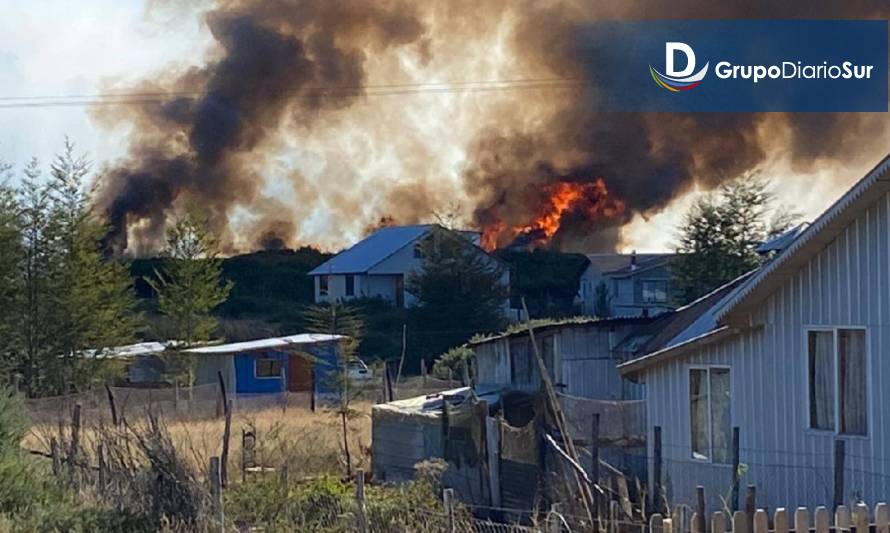 Imágenes facebook Emergencias Bomberiles Chiloé
