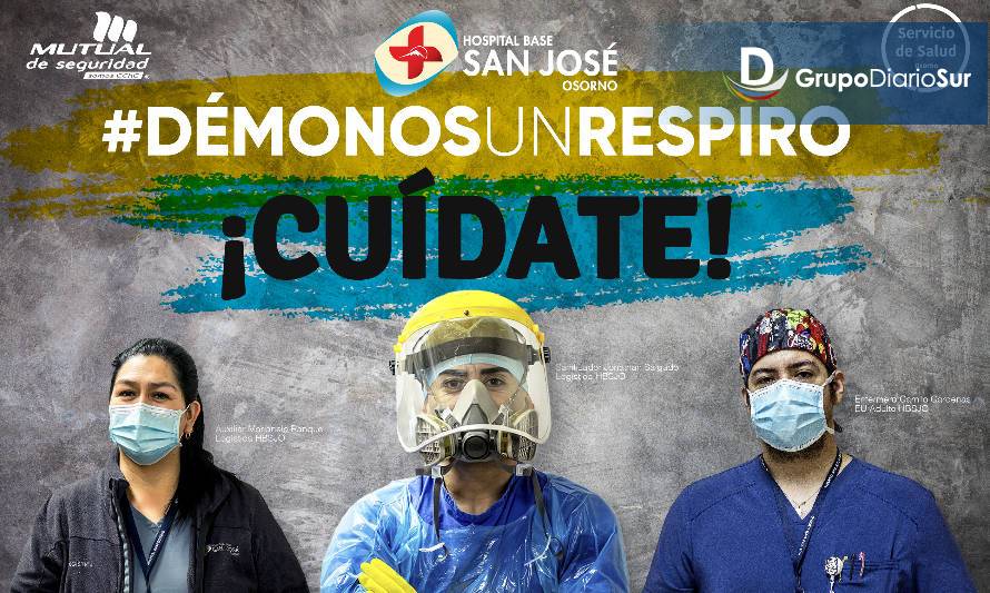 Hospital de Osorno impulsa campaña sobre efectos del Covid-19 