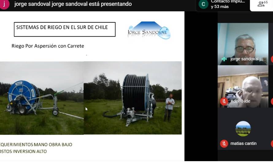 Productores lecheros conocen alternativas de riego y energías renovables para sistemas ganaderos