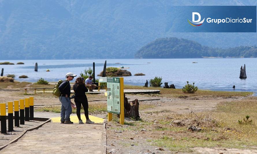 Lago Chapo: inauguran nuevo camino asfaltado