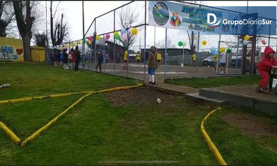 Club deportivo Mirador Vista Hermosa celebra sus 3 años en Osorno