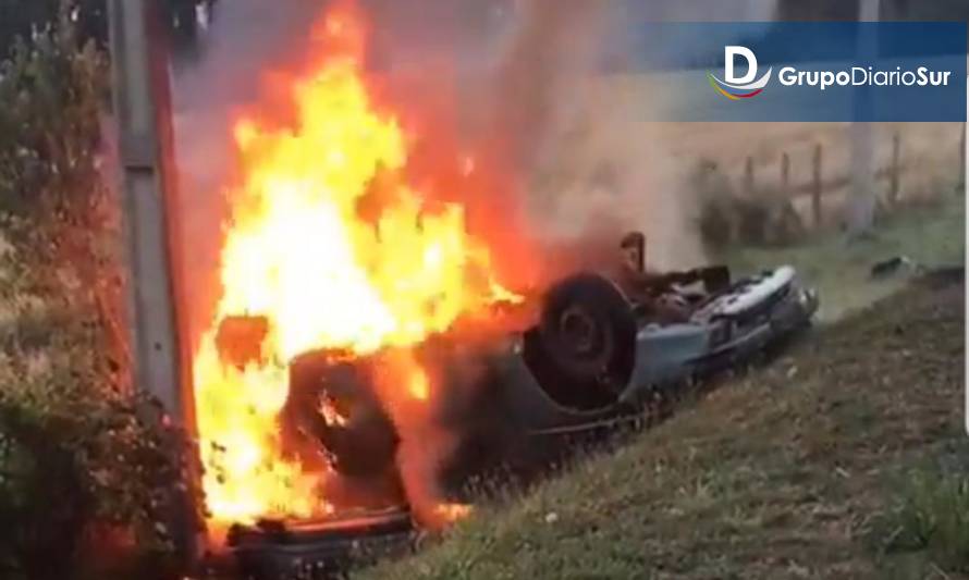 Misterio ronda incendio vehicular registrado en Purranque 