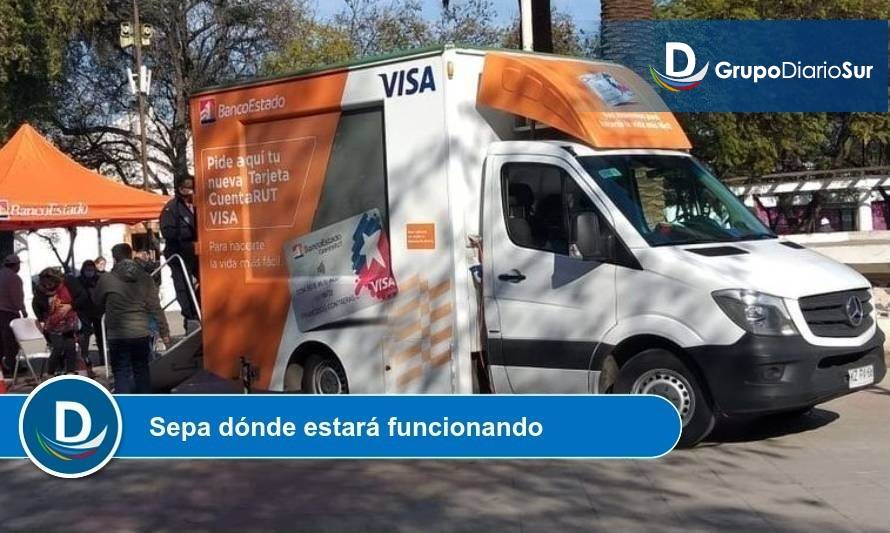 Sucursal móvil de BancoEstado atiende esta semana en barrios de Osorno