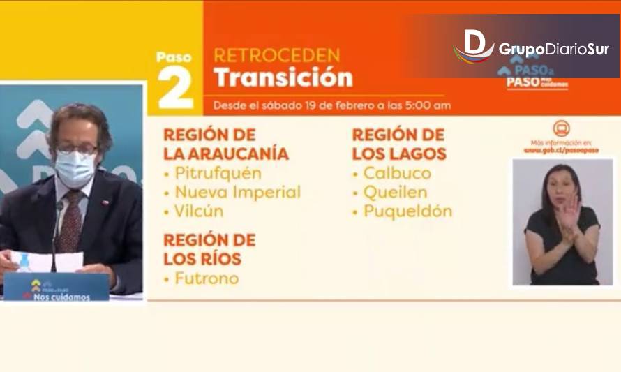Tres comunas de la región bajan a fase 2 del Plan Paso a Paso