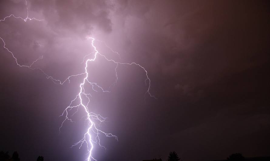 Decretaron Alerta Temprana Preventiva en la Región de Los Lagos por tormentas eléctricas