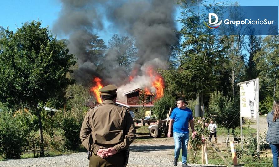 Incendio en Osorno moviliza a bomberos