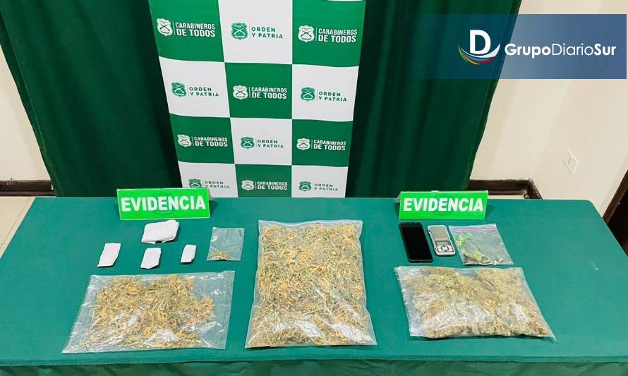 Detienen a sujeto que vendía droga en cercanías de colegios en Puerto Montt