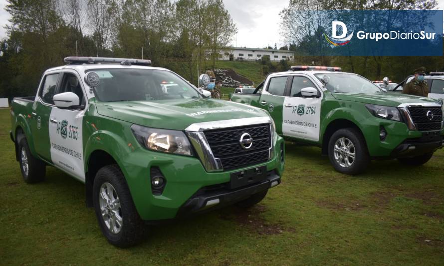 Entregan once vehículos para Carabineros de la provincia de Osorno